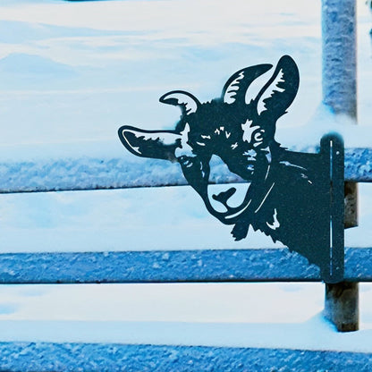 Goat Farm Peeping Animal Outdoor Metal Garden Art