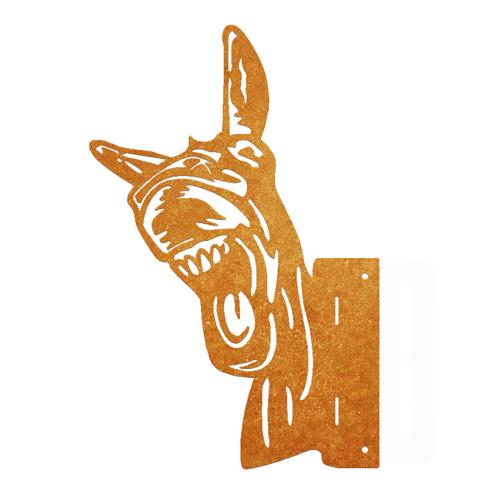 Growling Donkey Farm Peeping Animal Outdoor Metal Garden Art