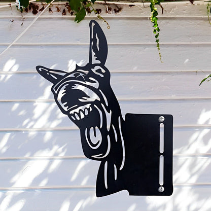 Growling Donkey Farm Peeping Animal Outdoor Metal Garden Art