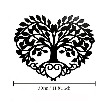 Heart-shaped Tree Of Life Metal Wall Art