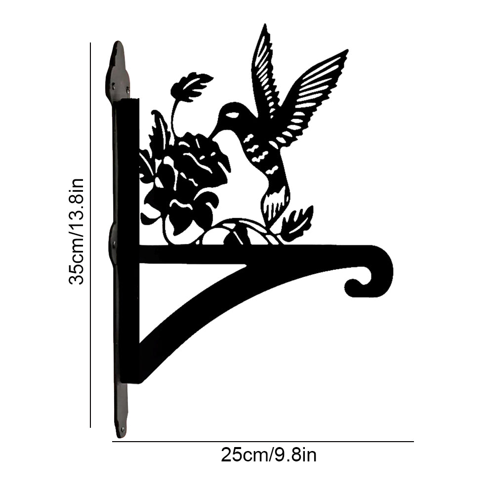 Hummingbird And Flower Hanging Plant Stand