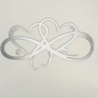 Infinite Heart-shaped Metal Wall Art