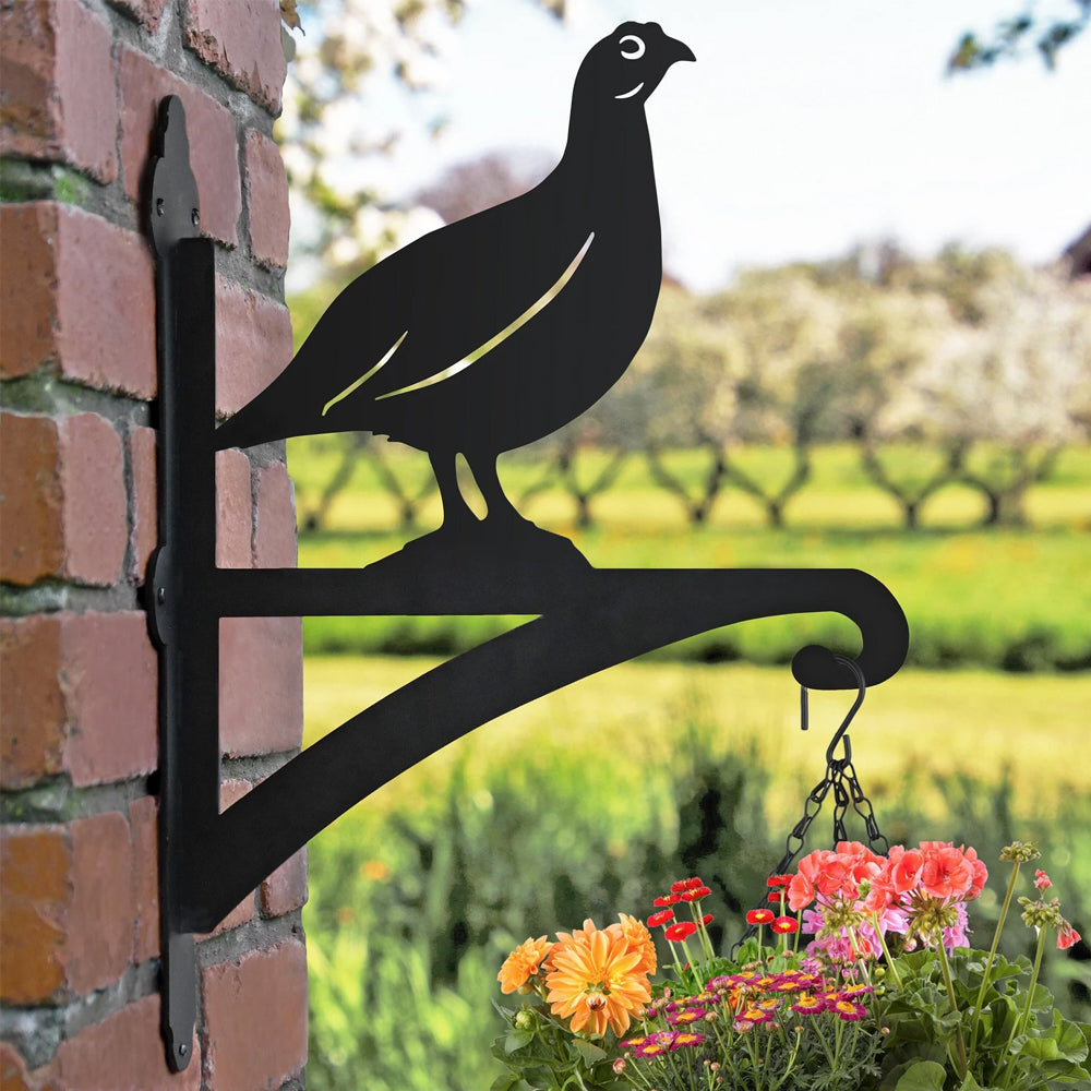 Red Grouse Metal Hanging Bracket Plant Stand