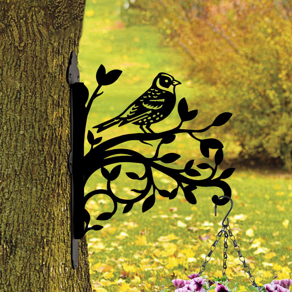 Bird Metal Hanging Bracket Plant Stand