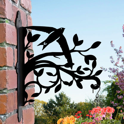 Bird Metal Hanging Bracket Plant Stand
