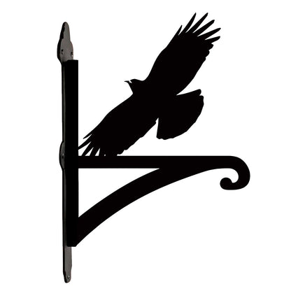 Cornish Chough Metal Hanging Bracket Plant Stand