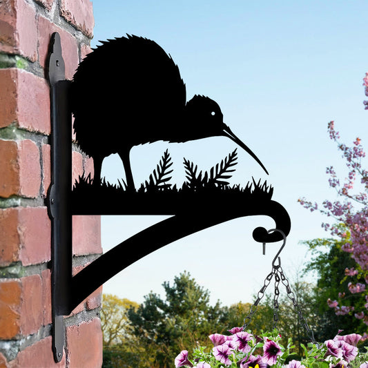 Kiwi Bird Metal Hanging Bracket Plant Stand