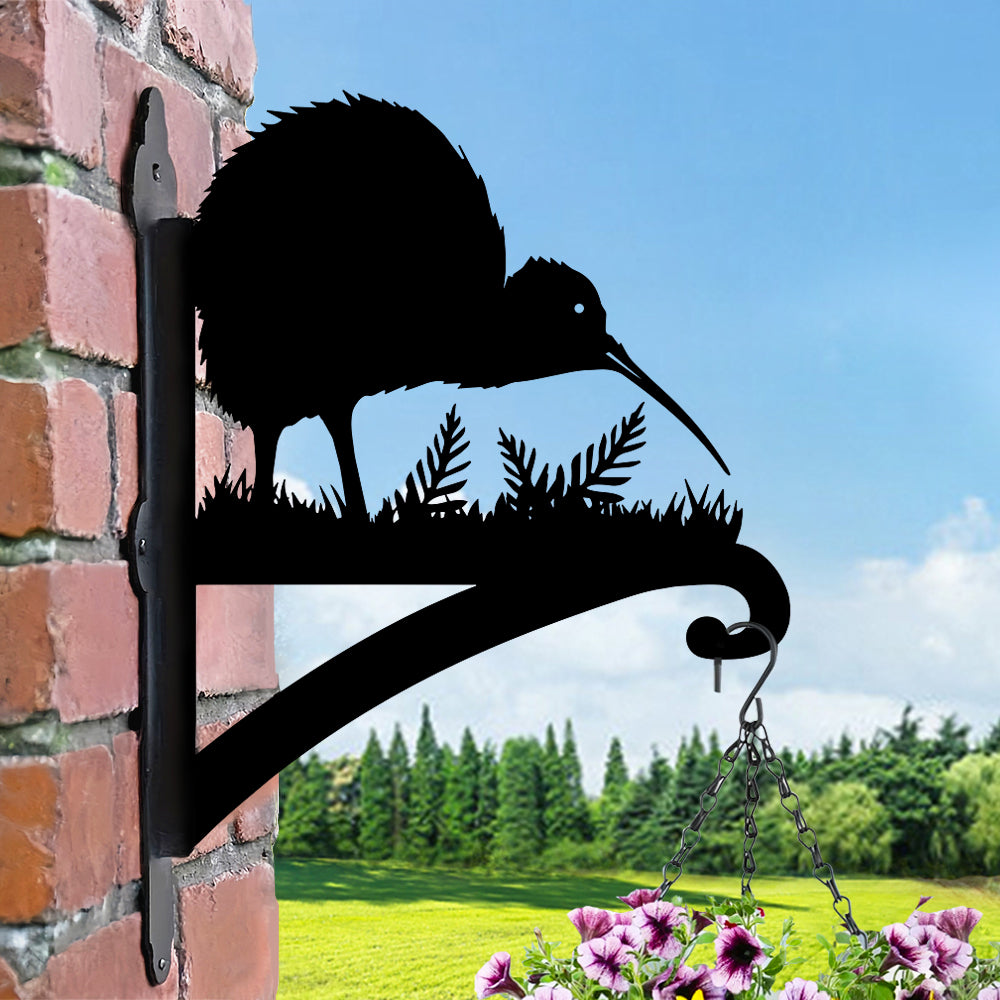 Kiwi Bird Metal Hanging Bracket Plant Stand