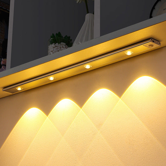 LED Human Body Sensor Light Rechargeable Cabinet Light Bar