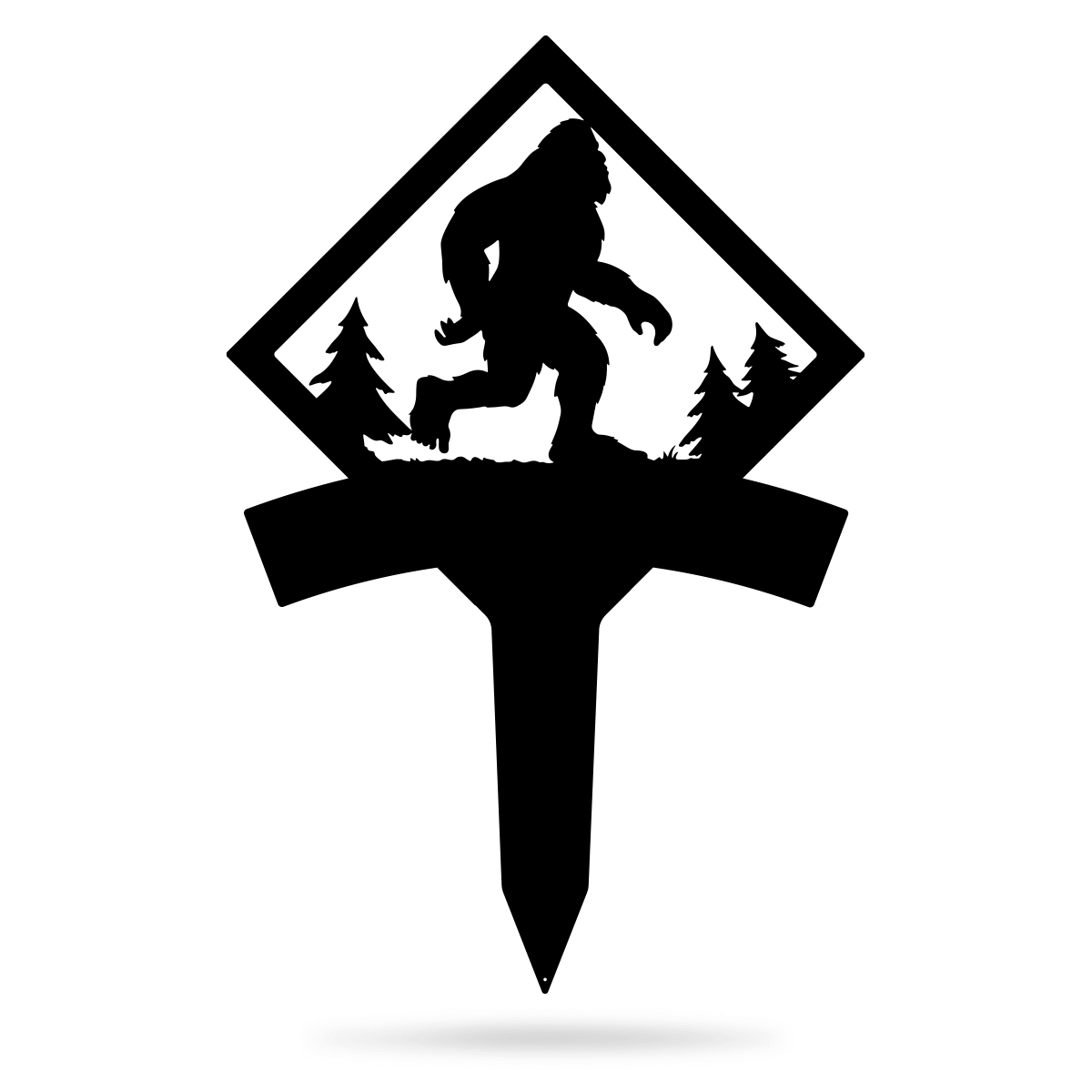 Bigfoot Monogram Yard Sign