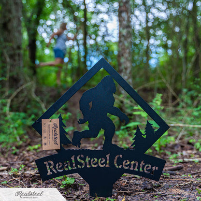 Bigfoot Monogram Yard Sign