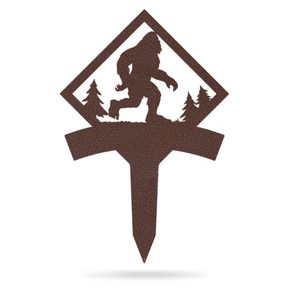 Bigfoot Monogram Yard Sign