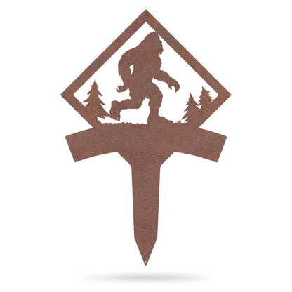 Bigfoot Monogram Yard Sign