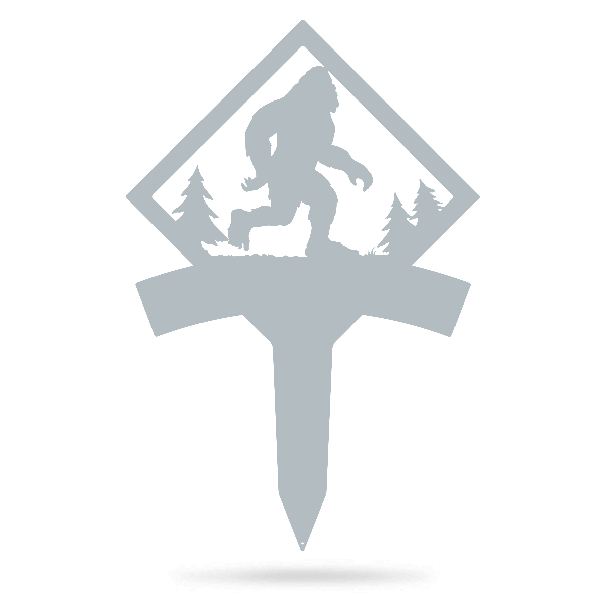 Bigfoot Monogram Yard Sign