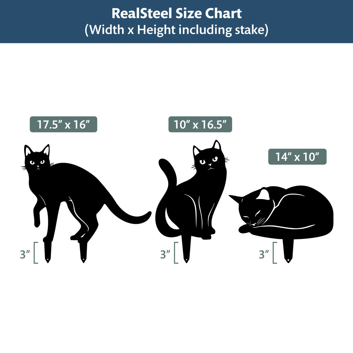 Garden Art - Cats 3 Pack 2nd Ed