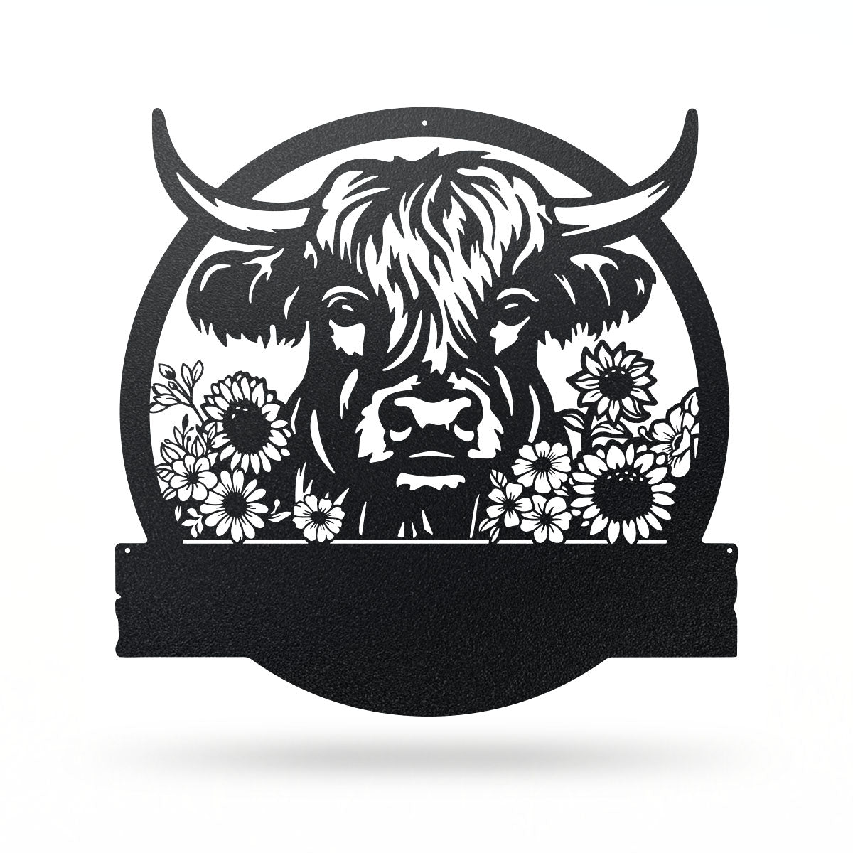 Cow Farm Monogram – Personalized Metal Sign for Farmhouse & Ranch Decor