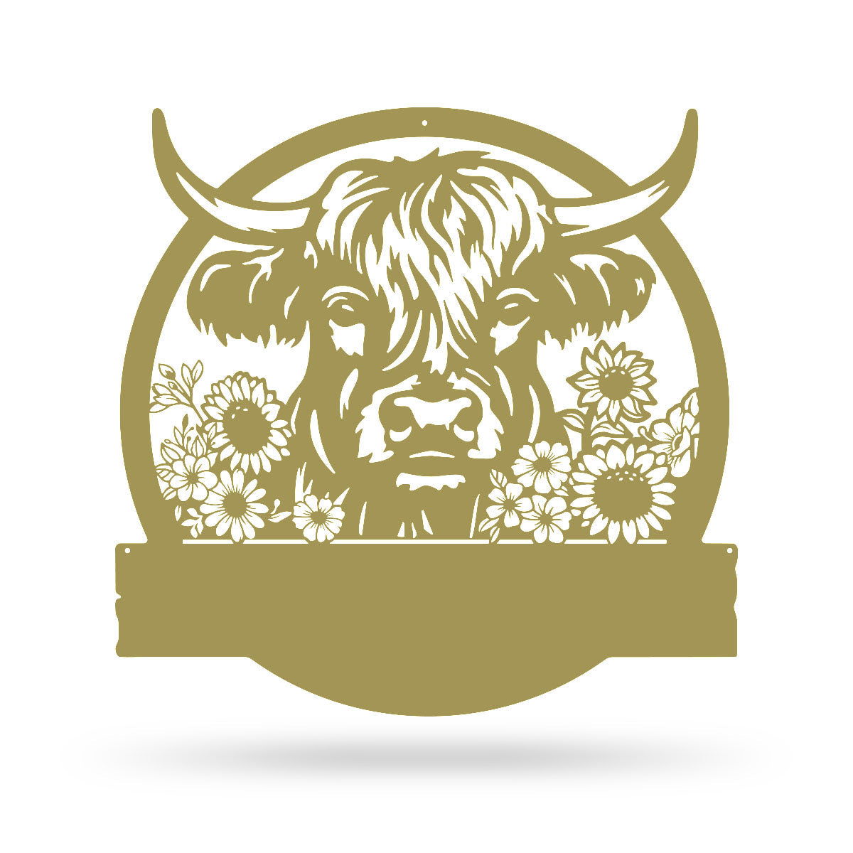 Cow Farm Monogram – Personalized Metal Sign for Farmhouse & Ranch Decor