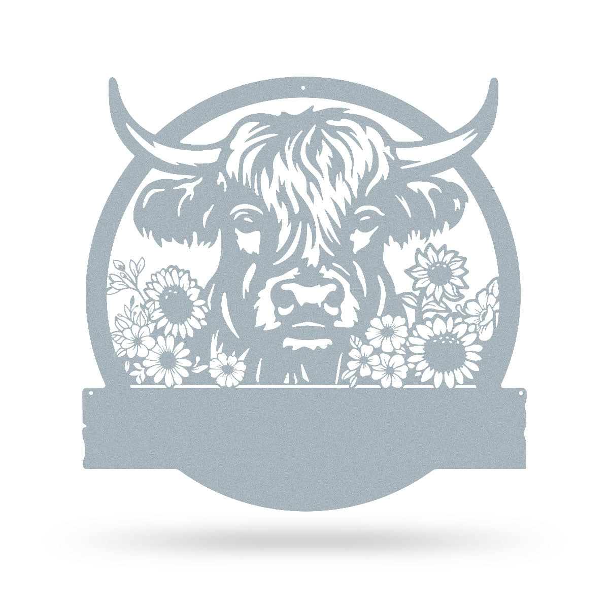 Cow Farm Monogram – Personalized Metal Sign for Farmhouse & Ranch Decor