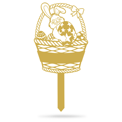 Easter Bunny Monogram Yard Sign