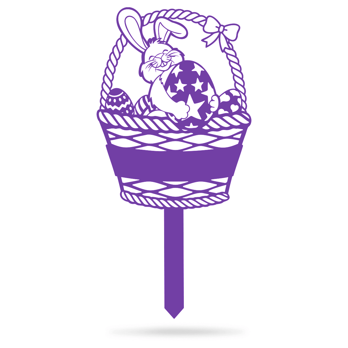 Easter Bunny Monogram Yard Sign