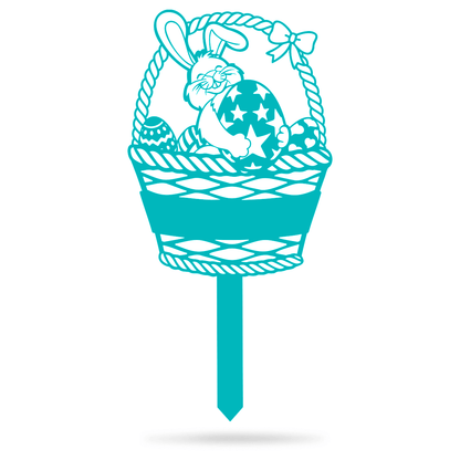 Easter Bunny Monogram Yard Sign