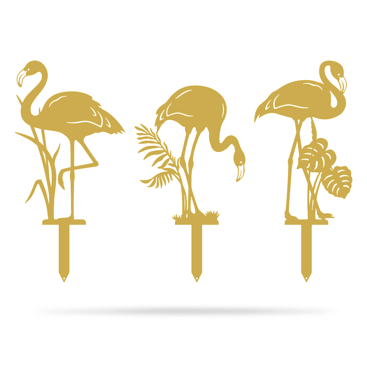 Garden Art - Flamingo 3 Pack