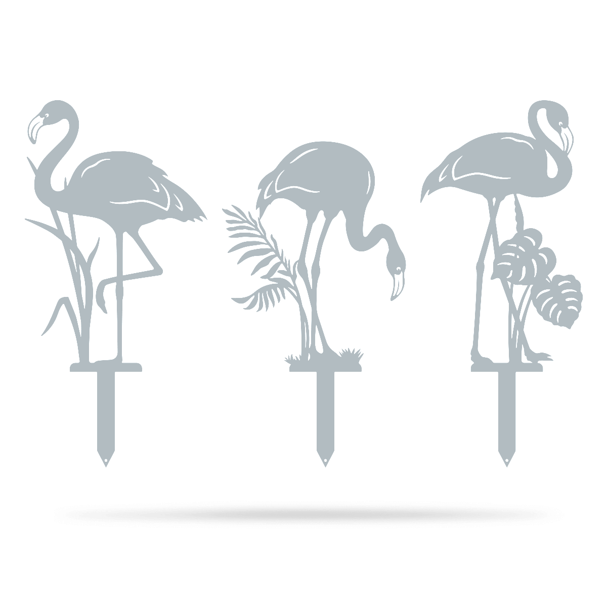 Garden Art - Flamingo 3 Pack