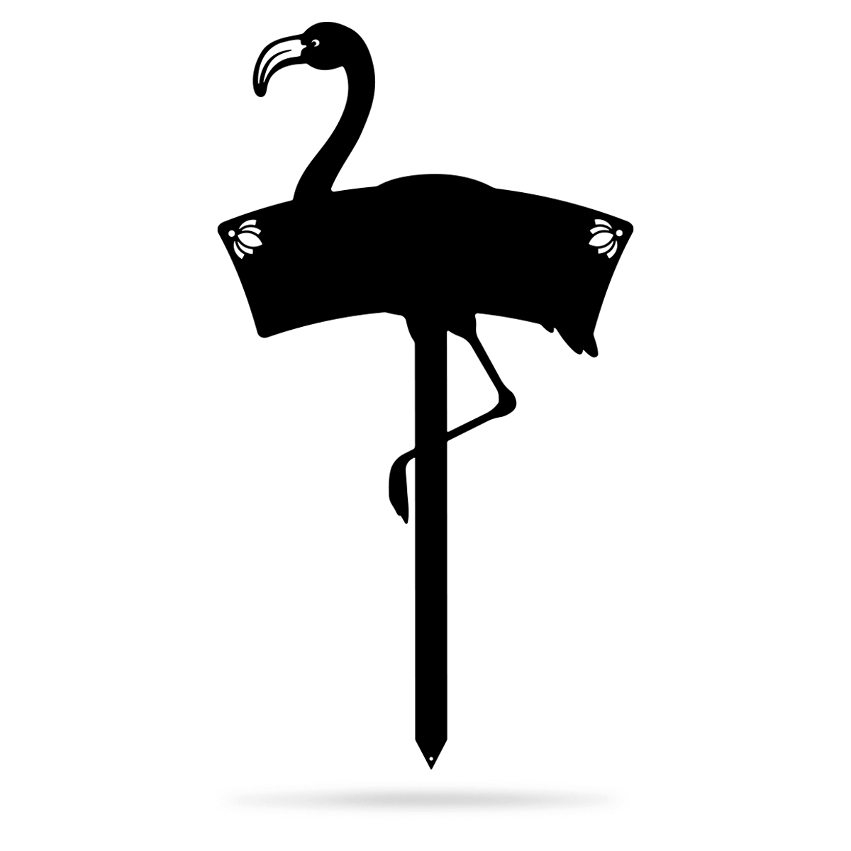 Flamingo Monogram Yard Sign