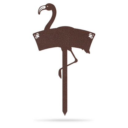 Flamingo Monogram Yard Sign