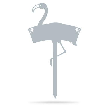 Flamingo Monogram Yard Sign