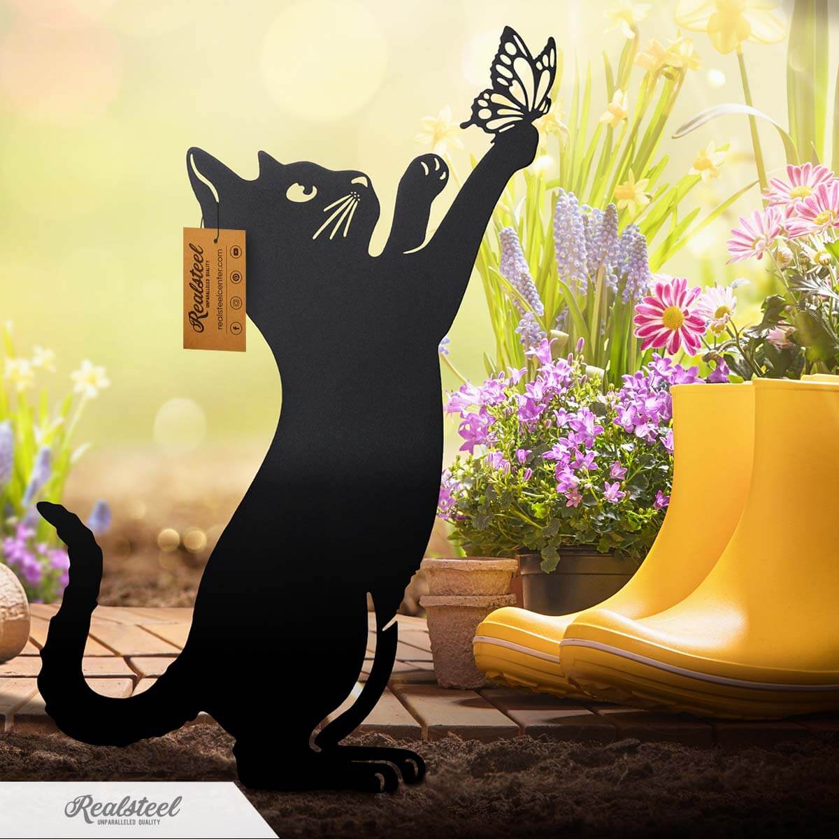 Garden Art - Cats 3 Pack