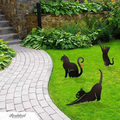Garden Art - Cats 3 Pack