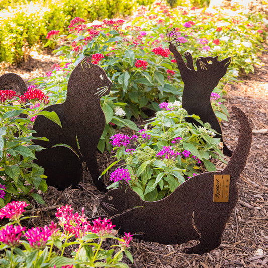 Garden Art - Cats 3 Pack