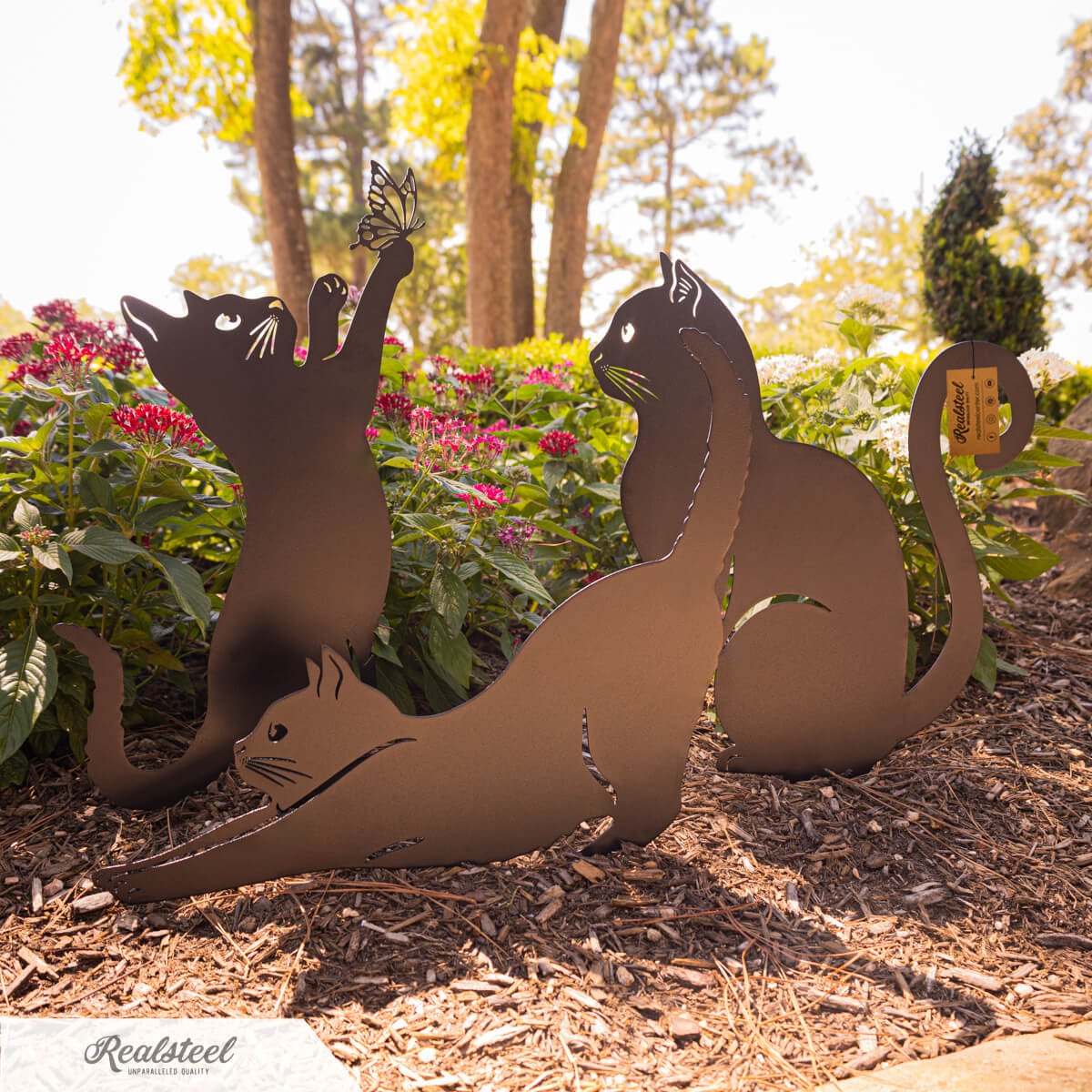 Garden Art - Cats 3 Pack