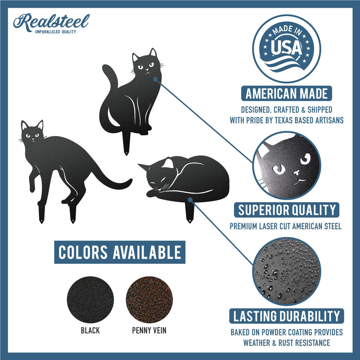 Garden Art - Cats 3 Pack 2nd Ed