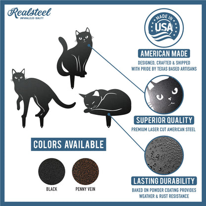 Garden Art - Cats 3 Pack 2nd Ed
