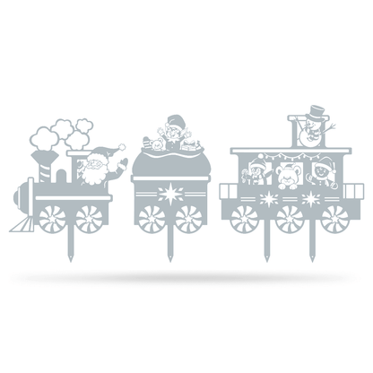 Garden Art - Santa Train Set