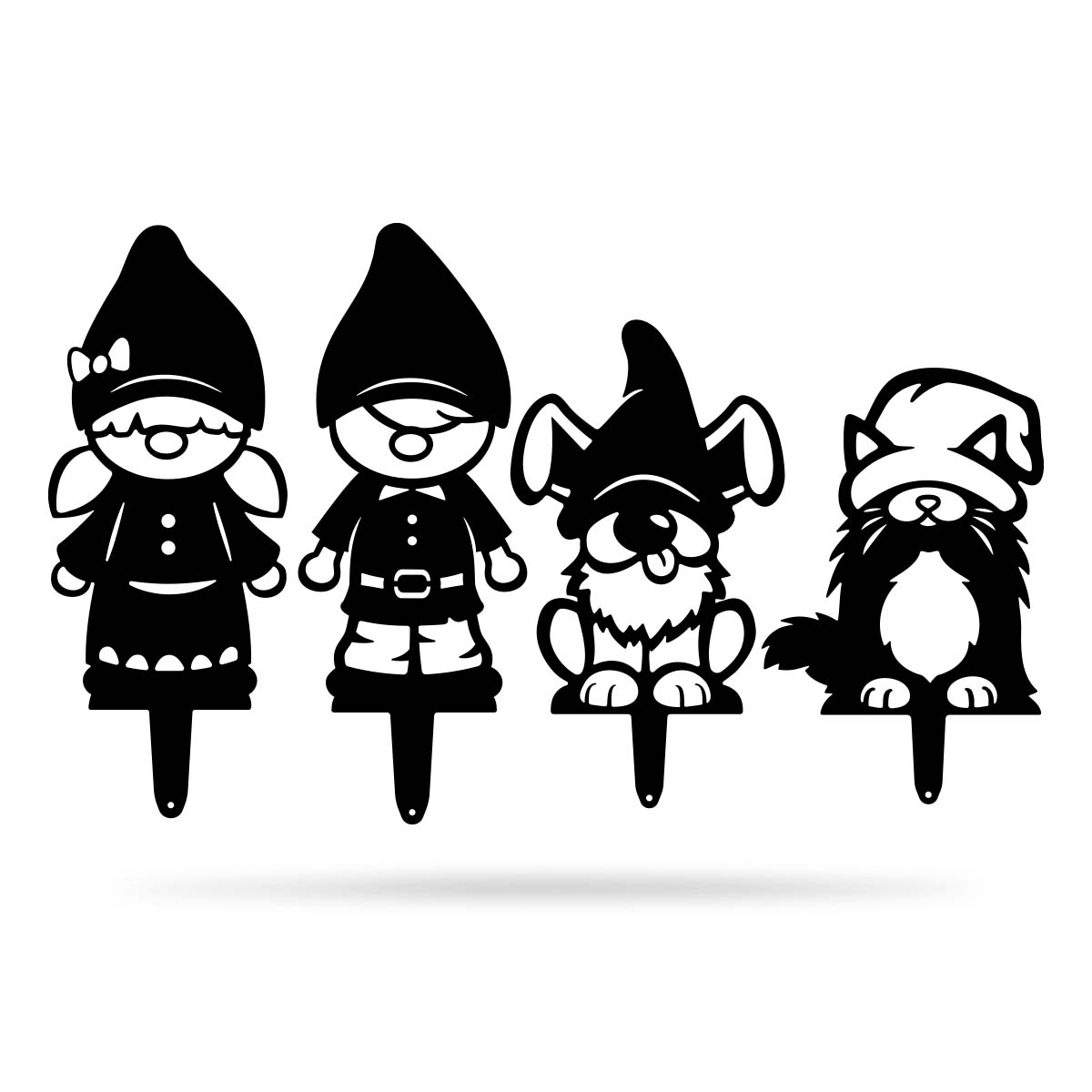 Flower Pot Gnomes - 4 Pack