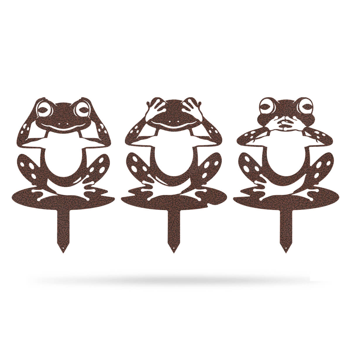 Garden Art - Frogs 3 Pack