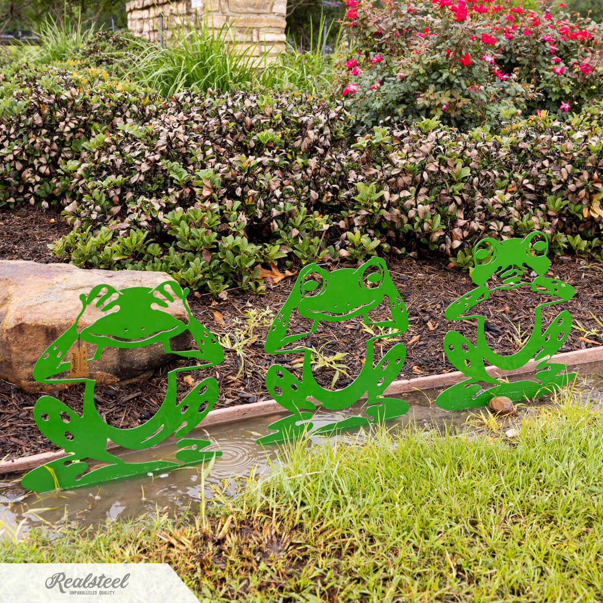 Garden Art - Frogs 3 Pack