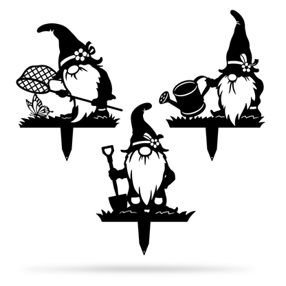 Garden Art - Gnomes Gardening Pack