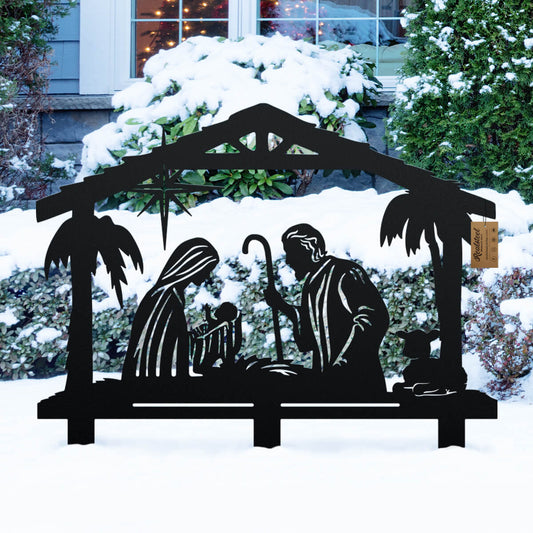 Garden Art - Nativity Scene
