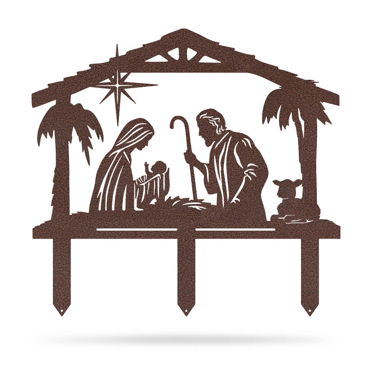 Garden Art - Nativity Scene
