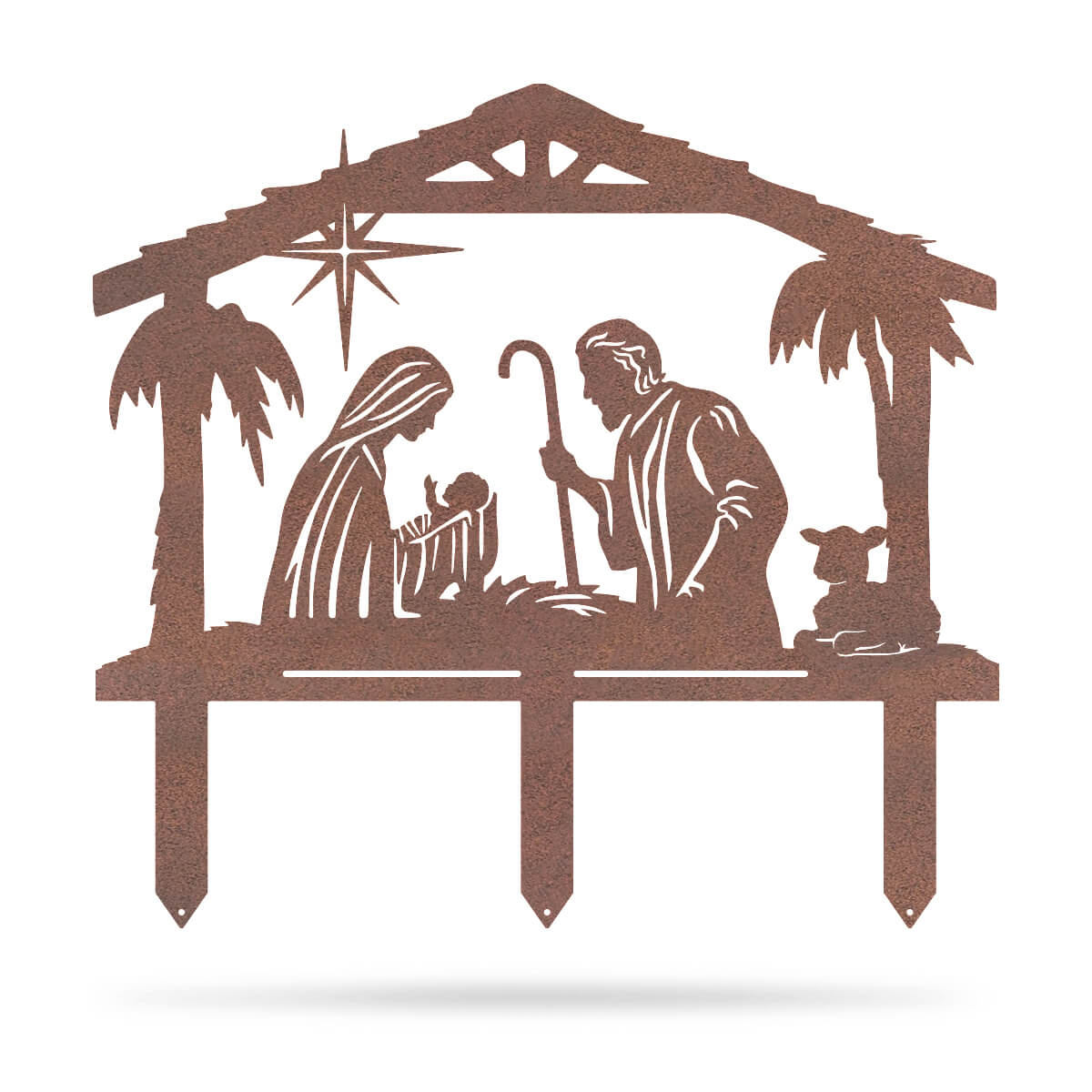 Garden Art - Nativity Scene