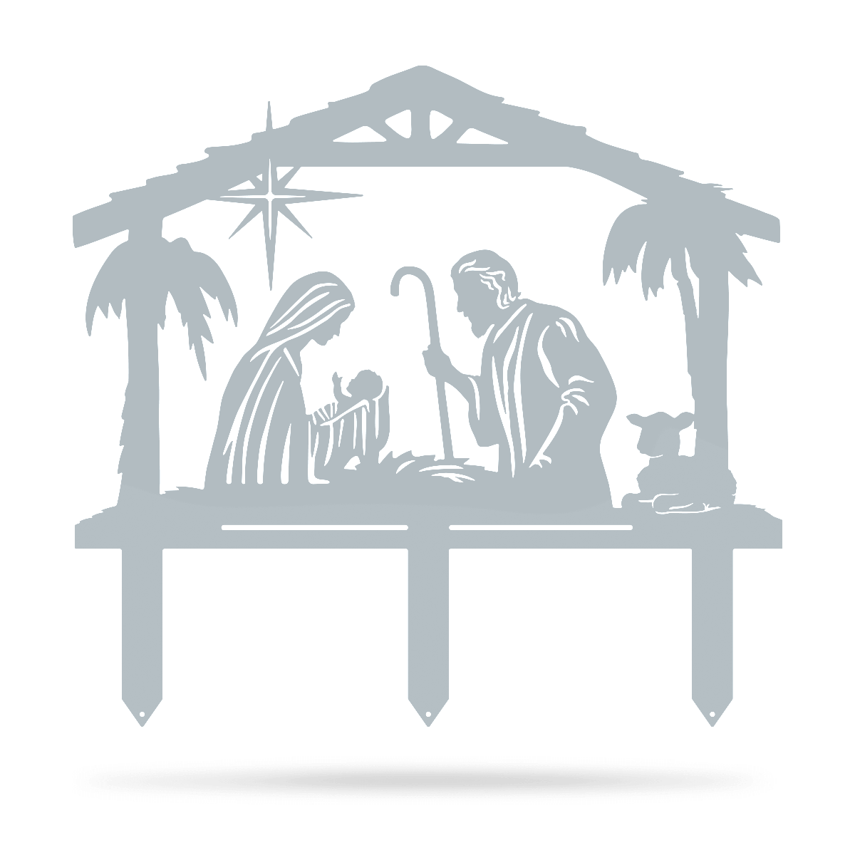 Garden Art - Nativity Scene