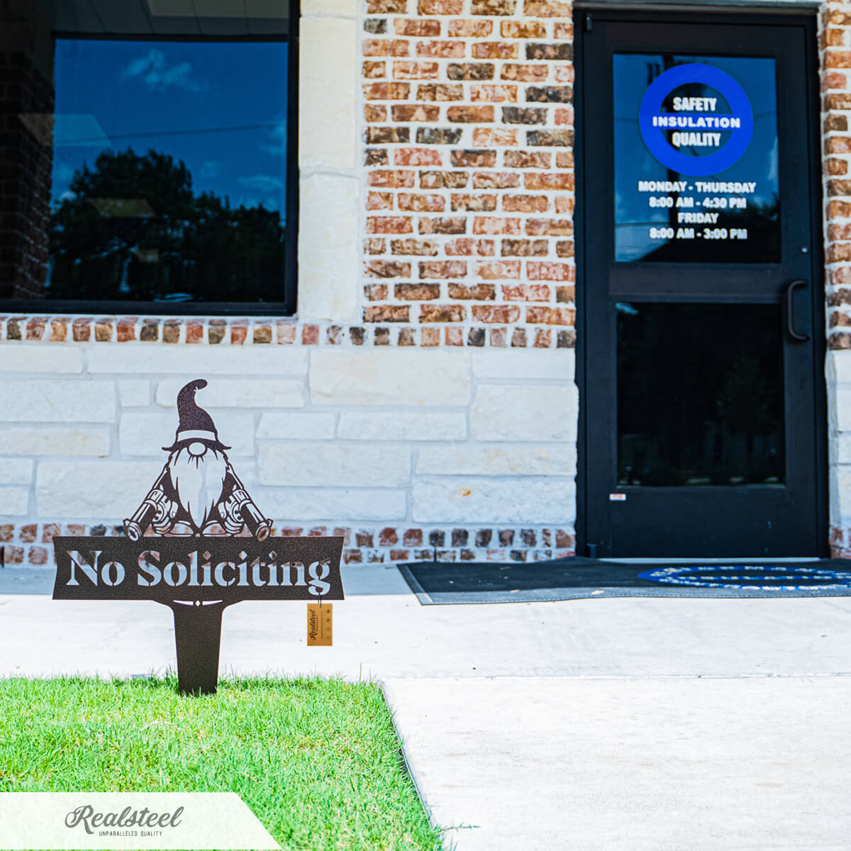 Garden Art - No Soliciting Gnome