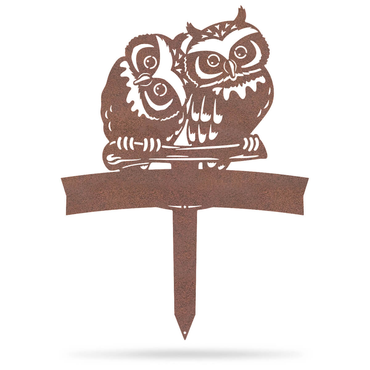 Owl Monogram Yard Sign