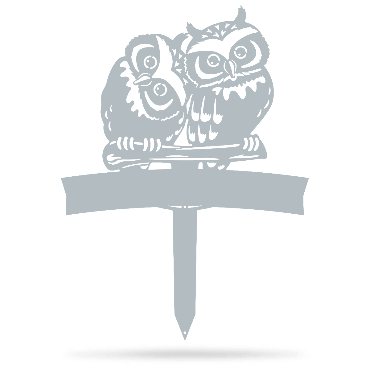 Owl Monogram Yard Sign
