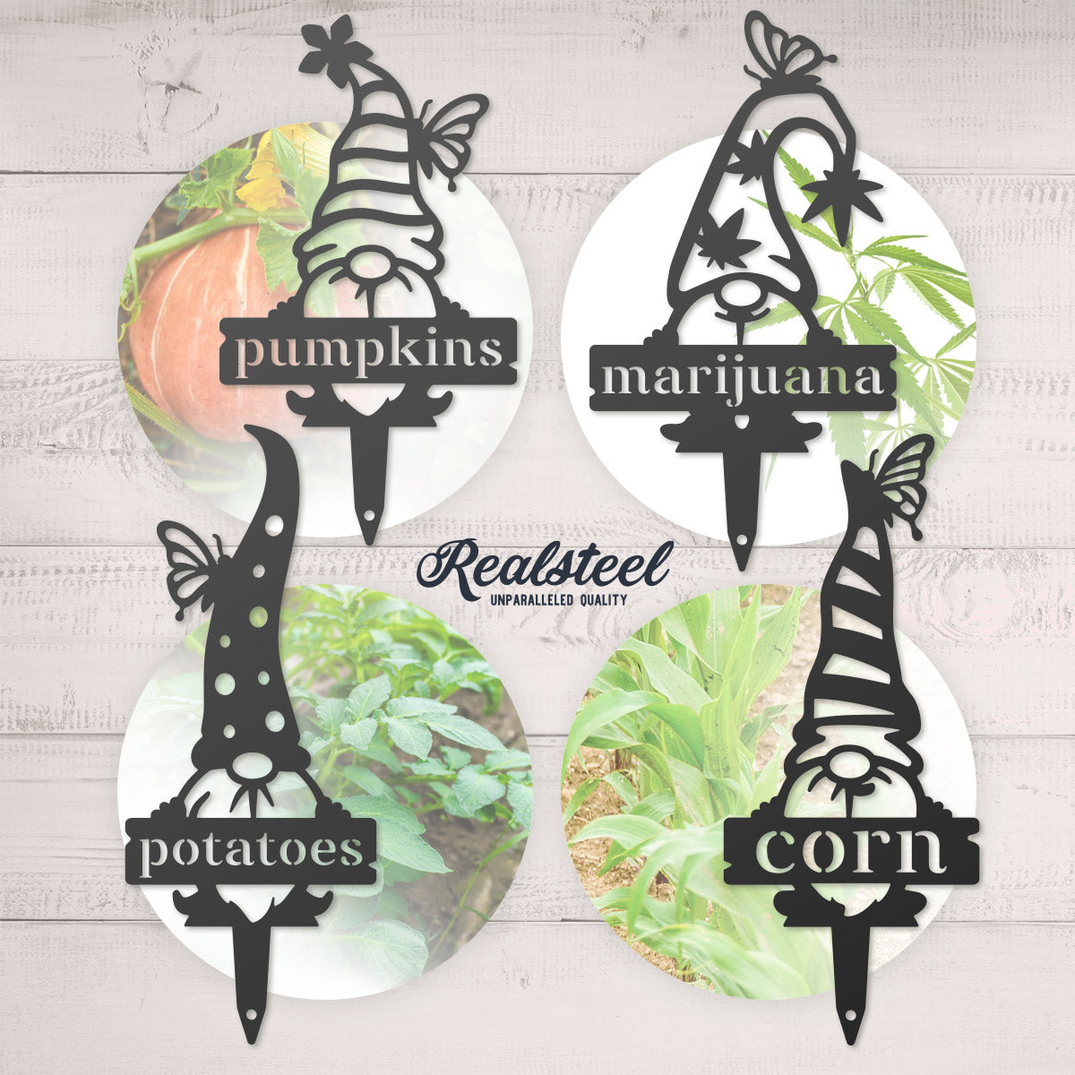 Garden Gnomes Plant Markers