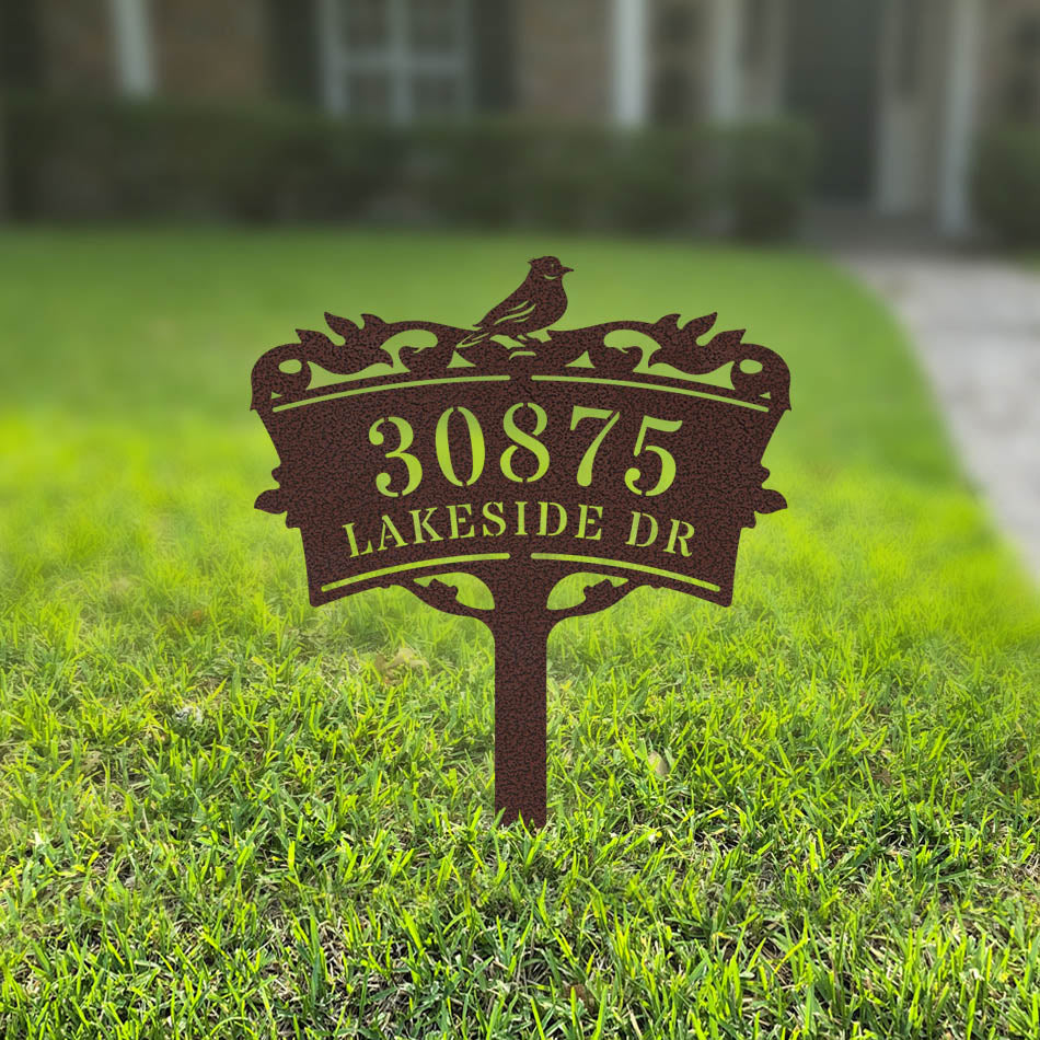 Garden Monogram Yard Sign